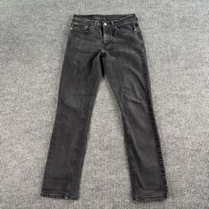 Levis 541 Jeans Men 29x32 Black Denim Stretch Athletic Fit Tapered Leg Casual